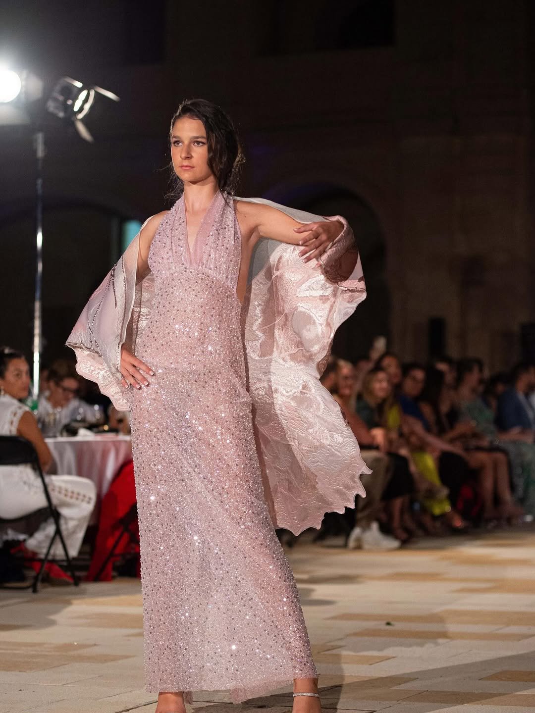 🌸✨ Irina de Magro – Floral Elegance in Full Bloom ✨🌸Taking the runway by storm at Internationa (1)