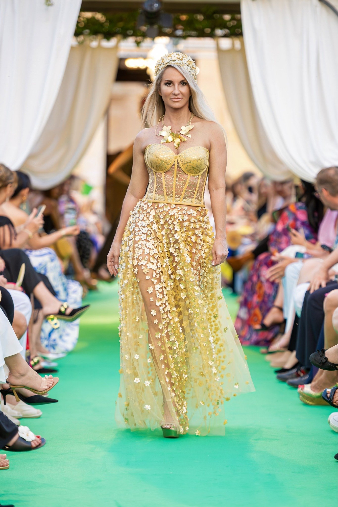 irina de magro malta fashion designer floral affair fashion show 2025 3