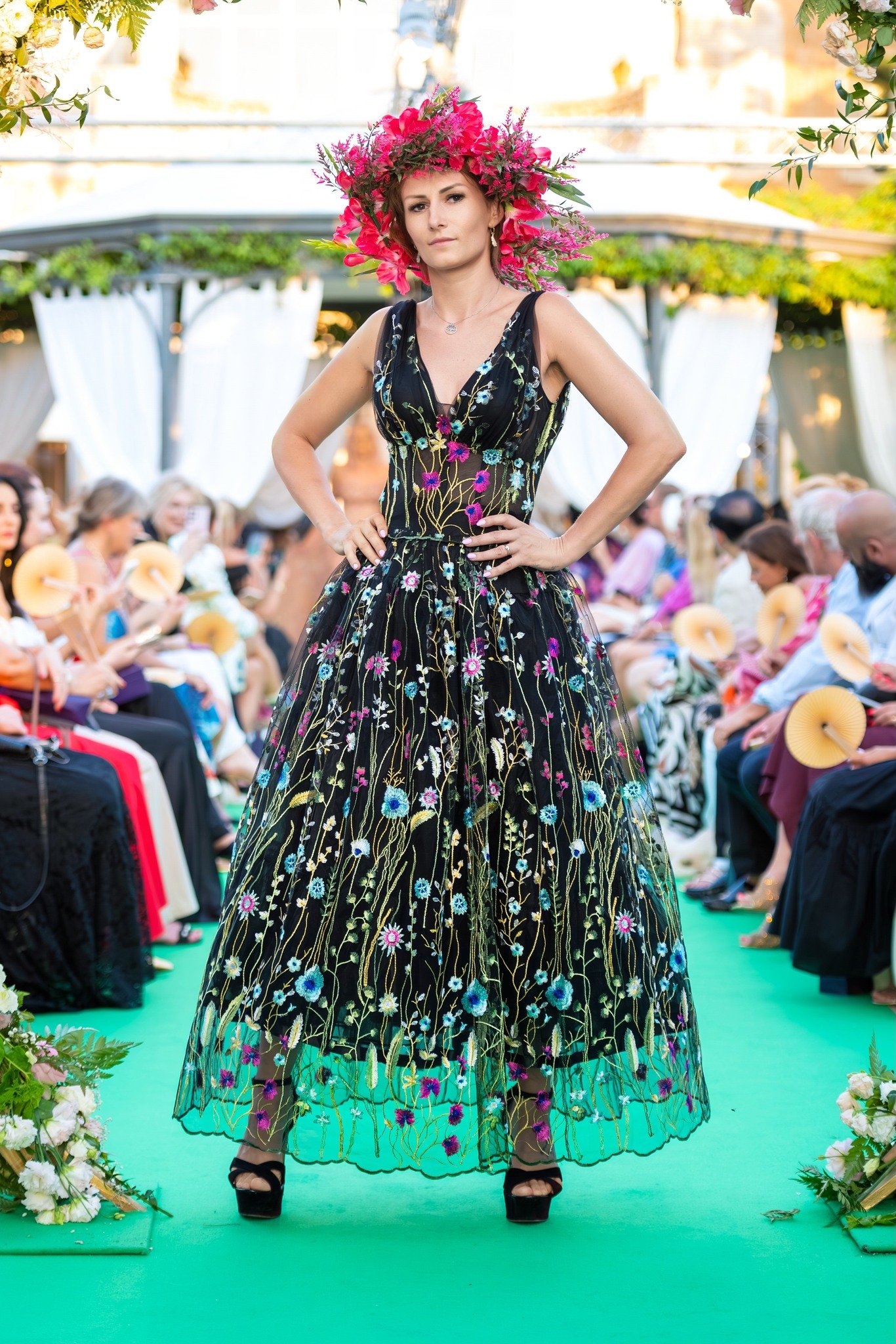 irina de magro malta fashion designer floral affair fashion show 2025 9